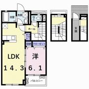 エスポワールヒロ－Bの間取り画像