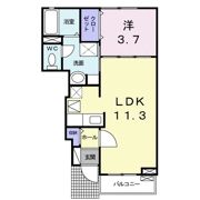 グランデ ニケ Ⅱの間取り画像