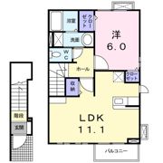 フローラ新狭山の間取り画像
