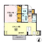 リヴェール御林の間取り画像
