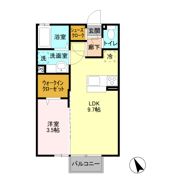 エンベリーザ Bの間取り画像