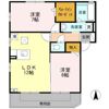 RiverEast北畑 Bの間取り画像