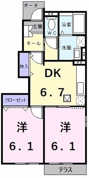 レスポアール・トロワの間取り画像