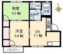パルティールNの間取り画像