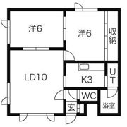 モアクレスト北郷の間取り画像