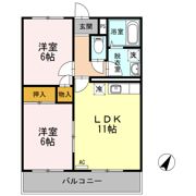 メゾン藤 壱番館の間取り画像