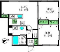 モンフレール玉川学園の間取り画像