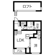 クローバーコート日比野の間取り画像