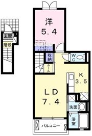 ルレエシャトーⅠの間取り画像