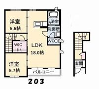シャーメゾン桜川の間取り画像