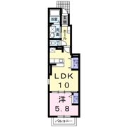 アパートメント ノイの間取り画像