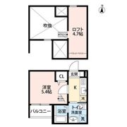 パルテノス名駅南(パルテノスメイエキミナミ)の間取り画像
