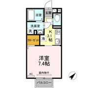 カレッジタウン E・F棟 E棟の間取り画像
