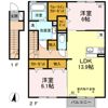 ハイツ渚の間取り画像