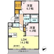 ブランネージュ B棟の間取り画像