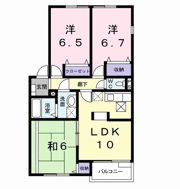 スプリングヒルズⅡの間取り画像