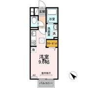 カレッジタウン E・F棟 F棟の間取り画像