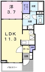 マーベラス レジデンス Ⅱの間取り画像
