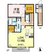 リビングタウン富木島 Aの間取り画像