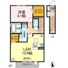 リビングタウン富木島 Aの間取り画像