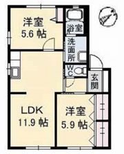 ディアス和田の間取り画像