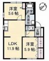 ディアス和田の間取り画像