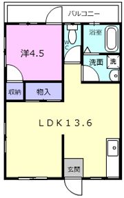 ハイツ青山の間取り画像