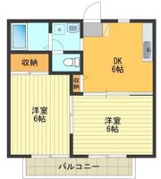 オリンピアBの間取り画像