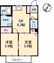 レジデンス高砂の間取り画像