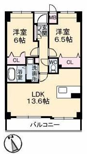 ヴィラシオン長府の間取り画像