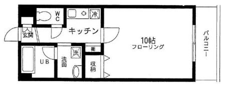ケンブリッジアサカの間取り画像