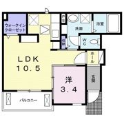 ブルージュⅢの間取り画像
