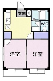 ハイツクリアスBの間取り画像
