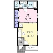 フランメゾンKの間取り画像