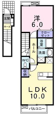ルボア Ⅰの間取り画像
