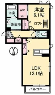 シャーメゾン アリスティオ 新下関の間取り画像