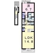 カーサ デ フローレの間取り画像