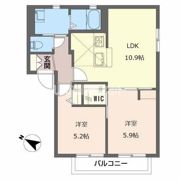 シャーメゾン福田3の間取り画像