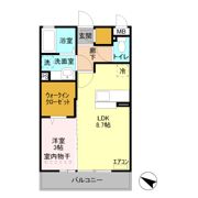 カルチェ Bの間取り画像