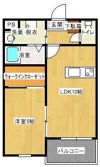 レヴェール稗田の間取り画像