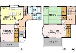 テラス上峰の間取り画像
