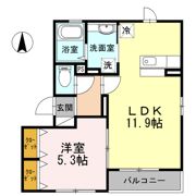 ユイマール Aの間取り画像