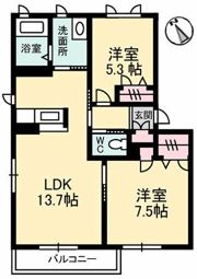 シャーメゾン ダンディライオン F棟の間取り画像