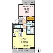 キャトルセゾン Bの間取り画像