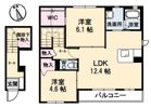 ピアリーメゾン 楓の間取り画像