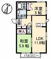 シャーメゾンシーガルの間取り画像
