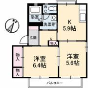 ディアスパルティール A棟の間取り画像