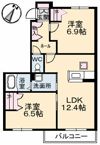 メゾンレディバード C棟の間取り画像