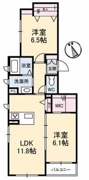シャーメゾンアレーズⅢの間取り画像