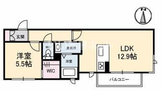 シャーメゾンヒルズの間取り画像